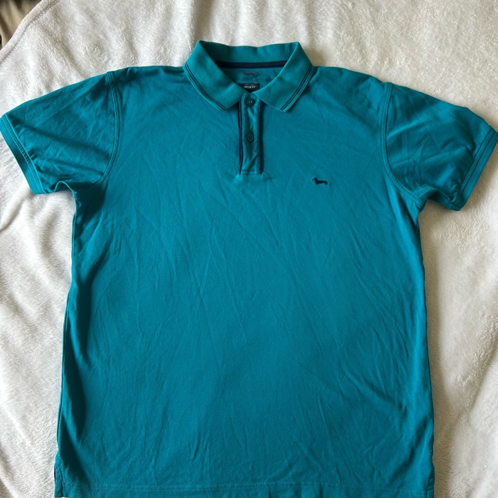 Harmont & Blaine Vibrant Blue Polo Shirt